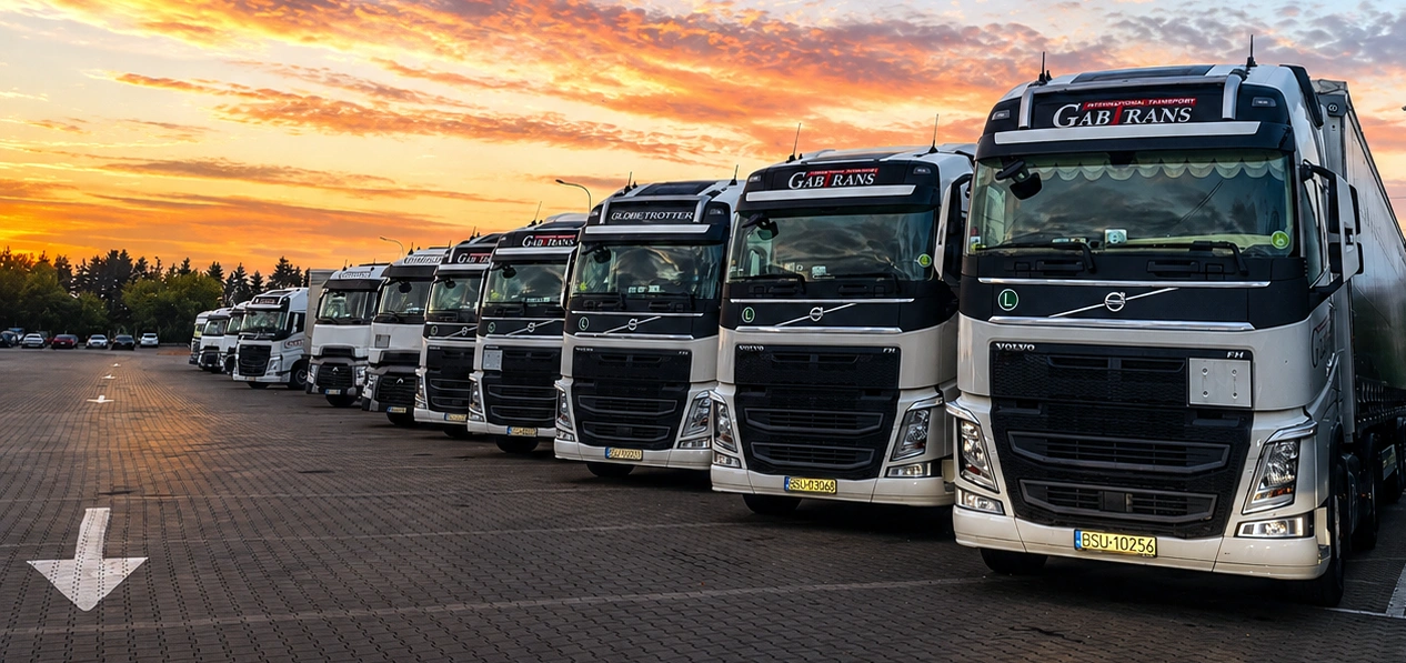 Flota pojazdów ciężarowych Gab-Trans